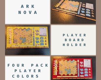 Dashboard / Overlay del giocatore di Ark Nova, gioco da tavolo, aggiornamento della mossa dell'arca, aggiornamento del gioco, pezzi di gioco, tabellone di gioco