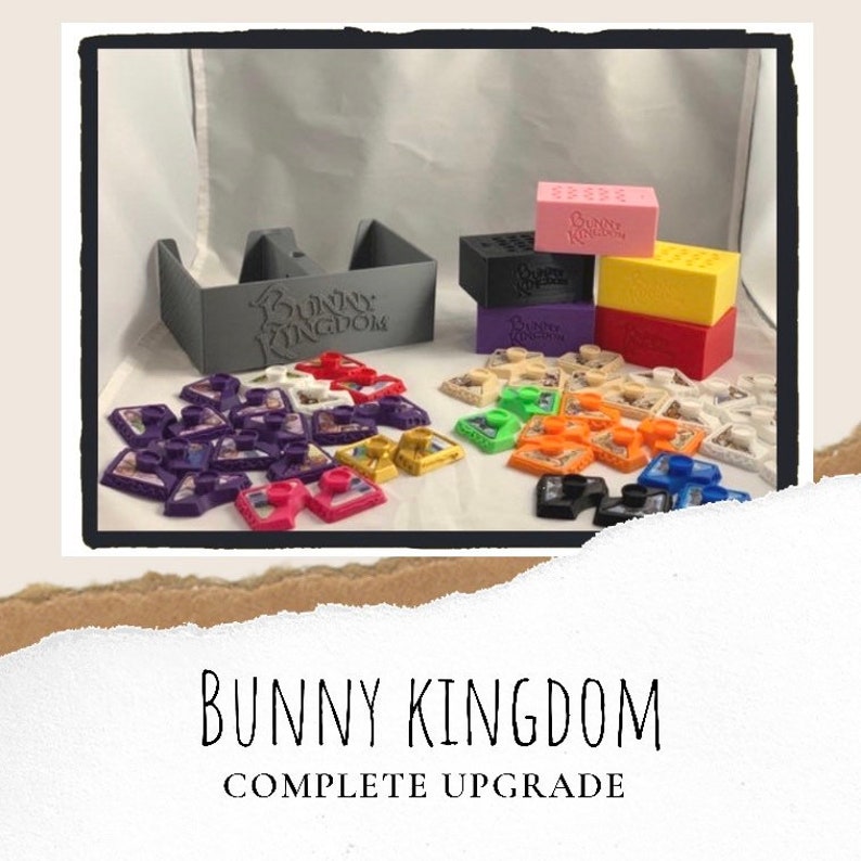 Bunny Kingdom Complete Upgrade, board game upgrade, bunny kingdom game upgrade, board game upgrade, game upgrade, bunny kingdom upgrade set
