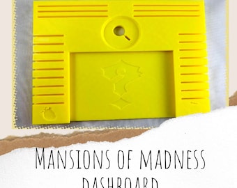 Gioco da tavolo Mansions of Madness, Dashboard giocatori - Mistero, aggiornamento del gioco da tavolo, tabellone dei giocatori, palazzi della follia 2a edizione, aggiornamento