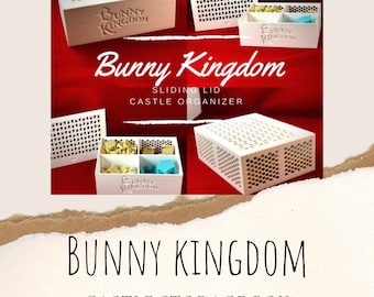 Gioco da tavolo Bunny Kingdom, archiviazione Castle Box, aggiornamento del gioco del regno coniglietto, aggiornamenti del regno dei conigli, gioco da tavolo, aggiornamento del gioco
