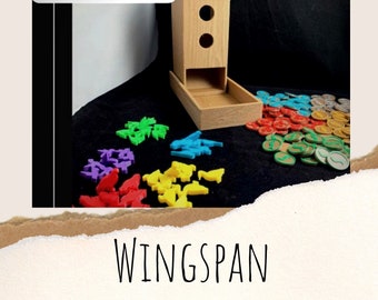Wingspan board game, FULL Upgrade Set, wingspan complete upgrade, wingspan game pieces, wingspan upgrade, board game upgrade, wingspan