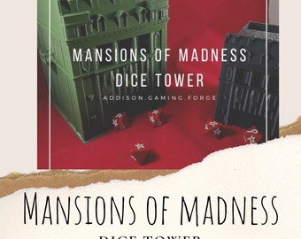 Gioco da tavolo Mansions of Madness, Dice Tower, aggiornamento del gioco mansioni di follia, gioco da tavolo, aggiornamento del gioco da tavolo, palazzi della torre della follia
