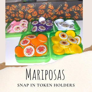 Mariposas Board Game Token Protectors upgrade, mariposas game, game upgrade, token holders, mariposas game upgrade