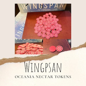 Wingspan Oceania Nectar Resource Tokens, wingspan, wingspan board game, wingspan upgrade, wingspan game, wingspan tokens, token upgrade