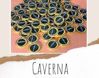 Caverna board game, 3D Food Tokens (88 pcs), board game upgrade, token upgrade, Caverna upgrade, Caverna game upgrade, game token upgrade,