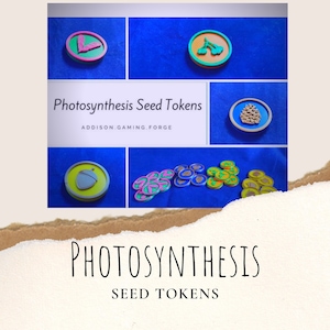Photosynthesis board game, 3D Seed Tokens, photosynthesis photosynthesis upgrade, board game upgrade, token upgrade, photosynthesis tokens