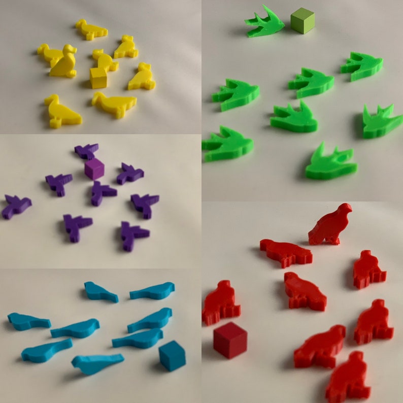 Wingspan Board Game Component Upgrade Set Wingspan Board Game Etsy