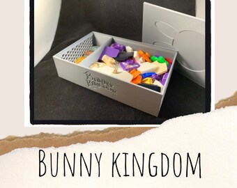 Bunny Kingdom Storage Box, aggiornamento del gioco da tavolo, aggiornamento di archiviazione del regno del coniglio, aggiornamento del gioco del regno del coniglio, gioco da tavolo, aggiornamento,