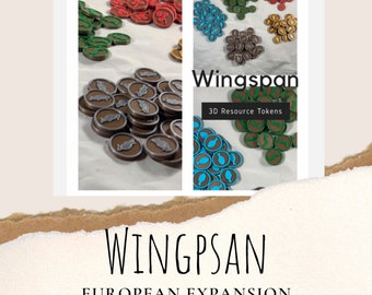 European Expansion Upgrade Set - Wingspan 3D Resource Tokens