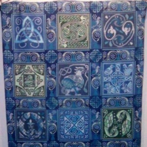 Mystic tiles, Celtic stitch along. image 1