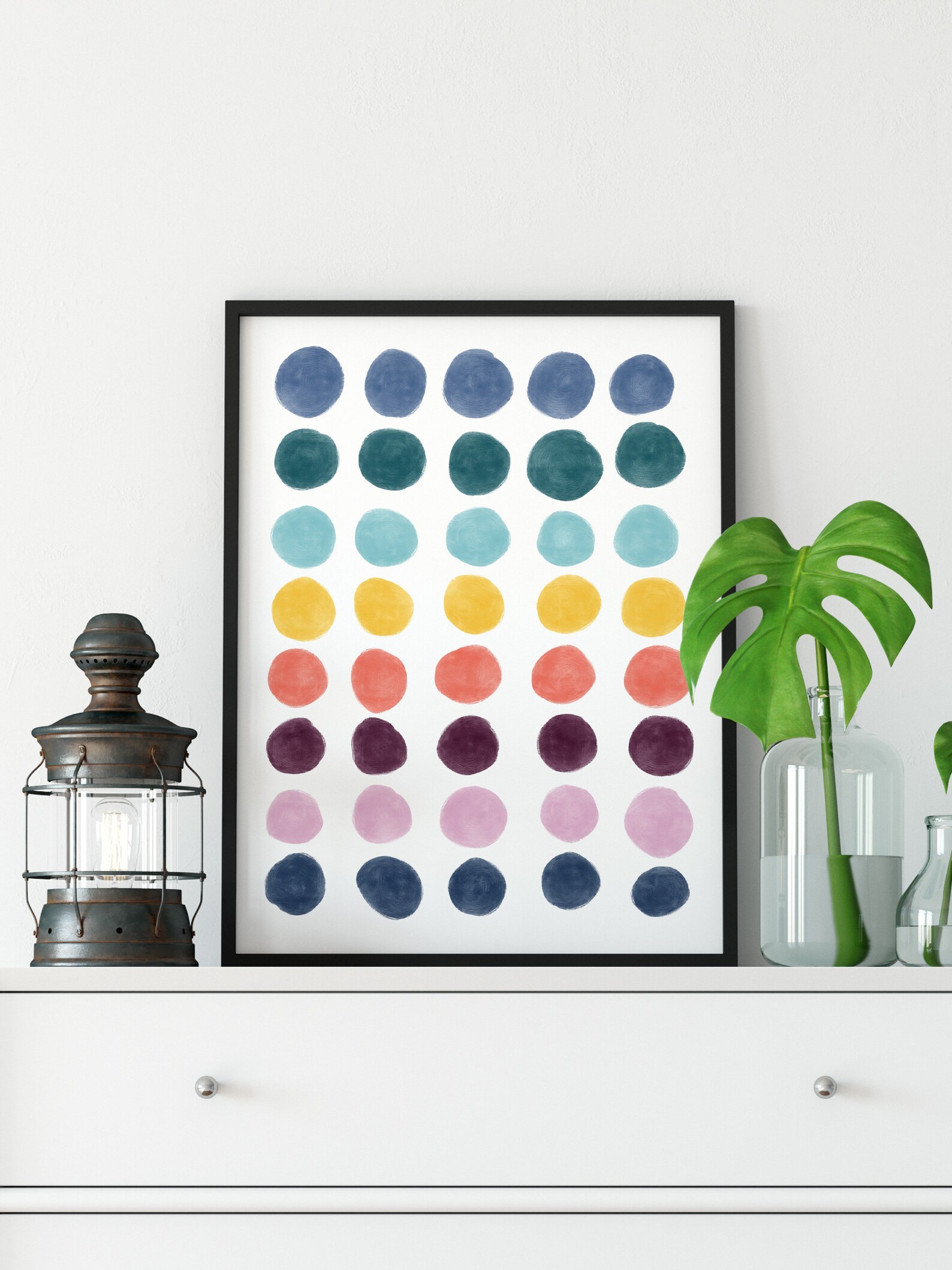 Playroom Colorful Art Abstract Nursery Wall Art Print Etsy