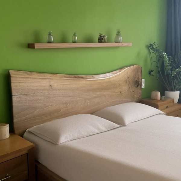 Headboard Wood Wall Mounted Etsy