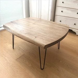 Live Edge Walnut Wood Coffee Table / Montessori Table / Playroom wood table / Toddler Play Table / Children Kids Table / Activity table