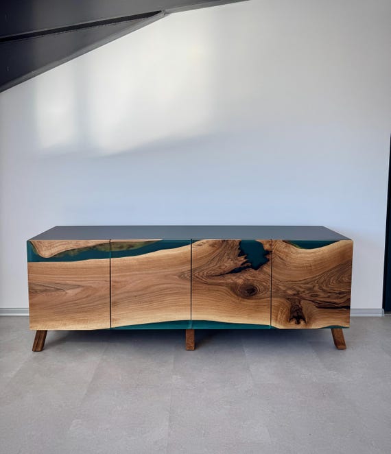 moderne dressoir kasten Dressoir Martin zwart 210 cm |