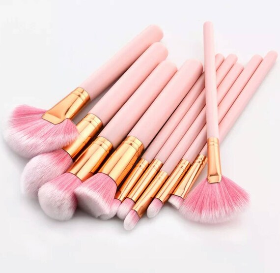 Free P P Pastel Pink Makeup Brush Set Etsy Free P P Pastel Pink Makeup Brush Set Etsy