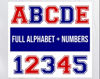 Varsity Font SVG,DXF/ Varsity Alphabet svg, Sporty Varsity Font svg for Silhouette,Cricut, Print,Design and any more