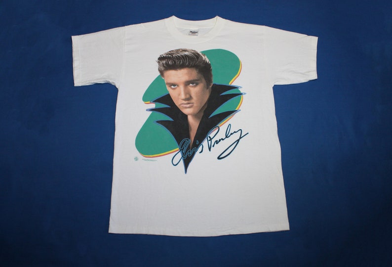 90s Elvis Presley shirt Rock and roll Pop Rockabilly Country Blues Gospel Rhythm and blues Men/'size L