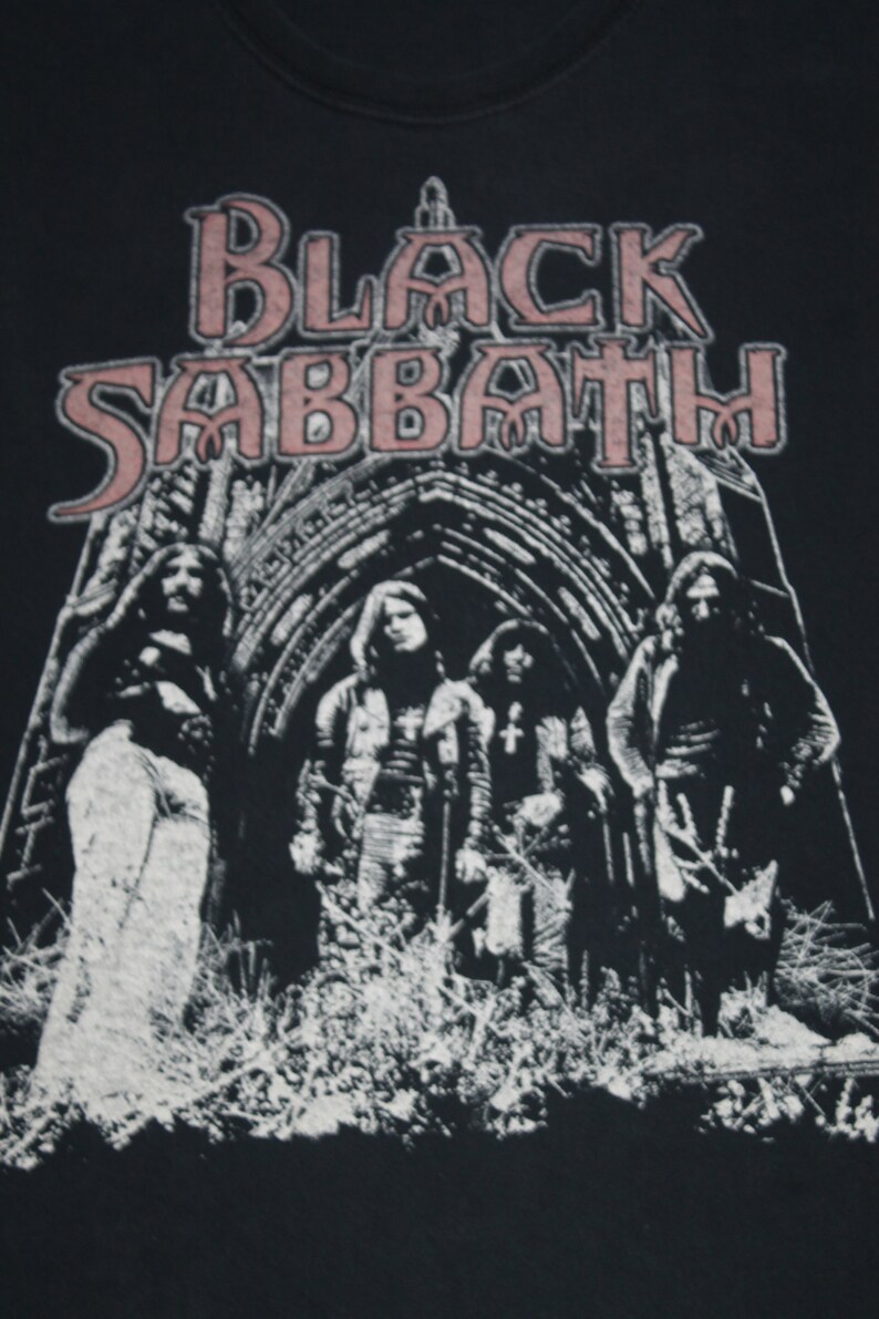 Black Sabbath shirt England rock band shirt Heavy metal Men/'s size L