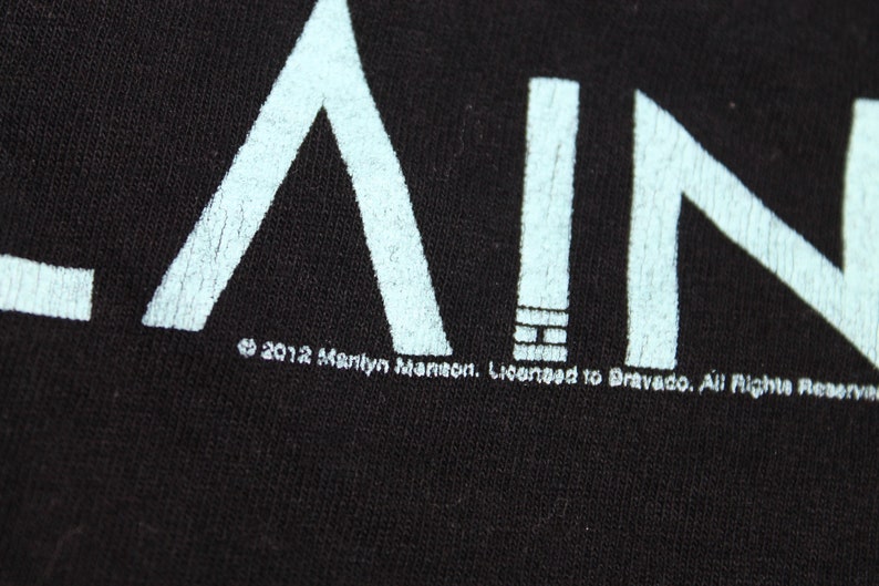Tour Industrial rock Glam metal Shock rock Men/'s size XL Marilyn Manson Hey Cruel World..