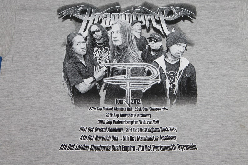 NEW DragonForce tour shirt The Power Within shirt British power metal band Speed metal Men/'s size S