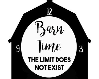 The Limit Does Not Exist Equestrian Sticker Barn Sticker