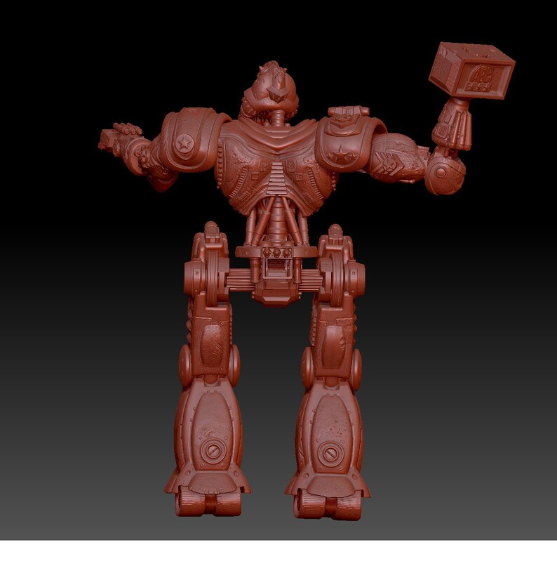 Hammerstein Robot Model Kit ABC Warrior Etsy Australia