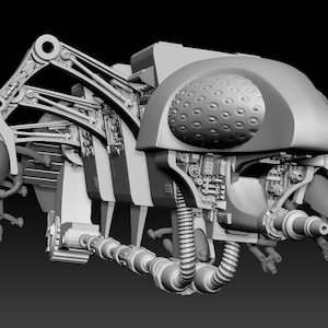 Star Fleet Geruma Carrier craft 3d printed kit 12