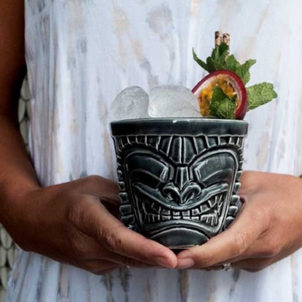 Ku Tiki Mug Grey