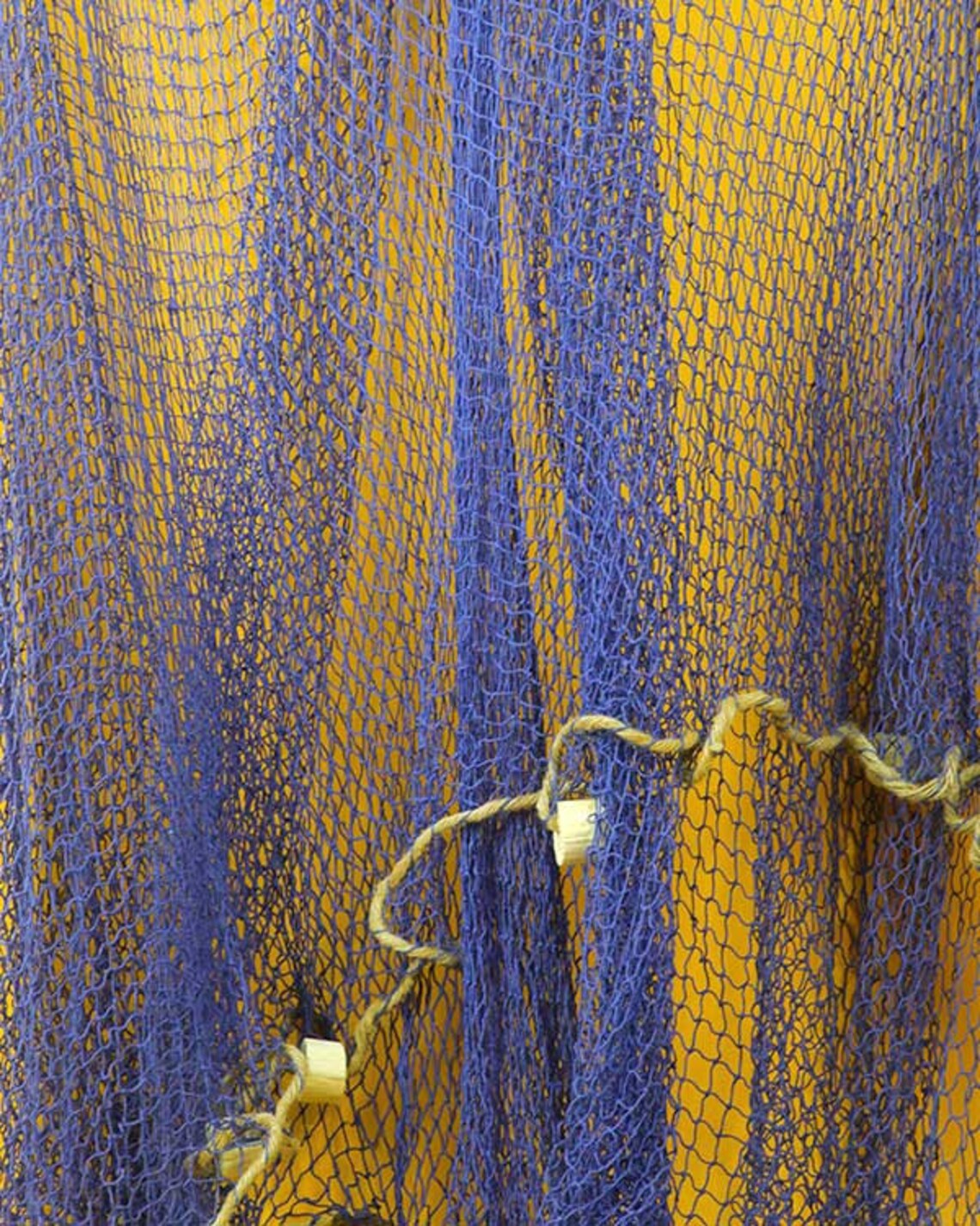 Tiki Bar Decorative Fish Net Blue Small Etsy UK