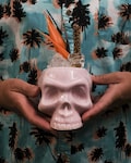 Candy Skull Tiki Mug Pink product logo