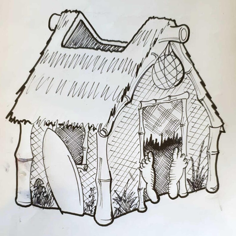 The Little Grass Shack Hut Tiki Mug – Handmade Ceramic Tropical Cocktail Mug image 12