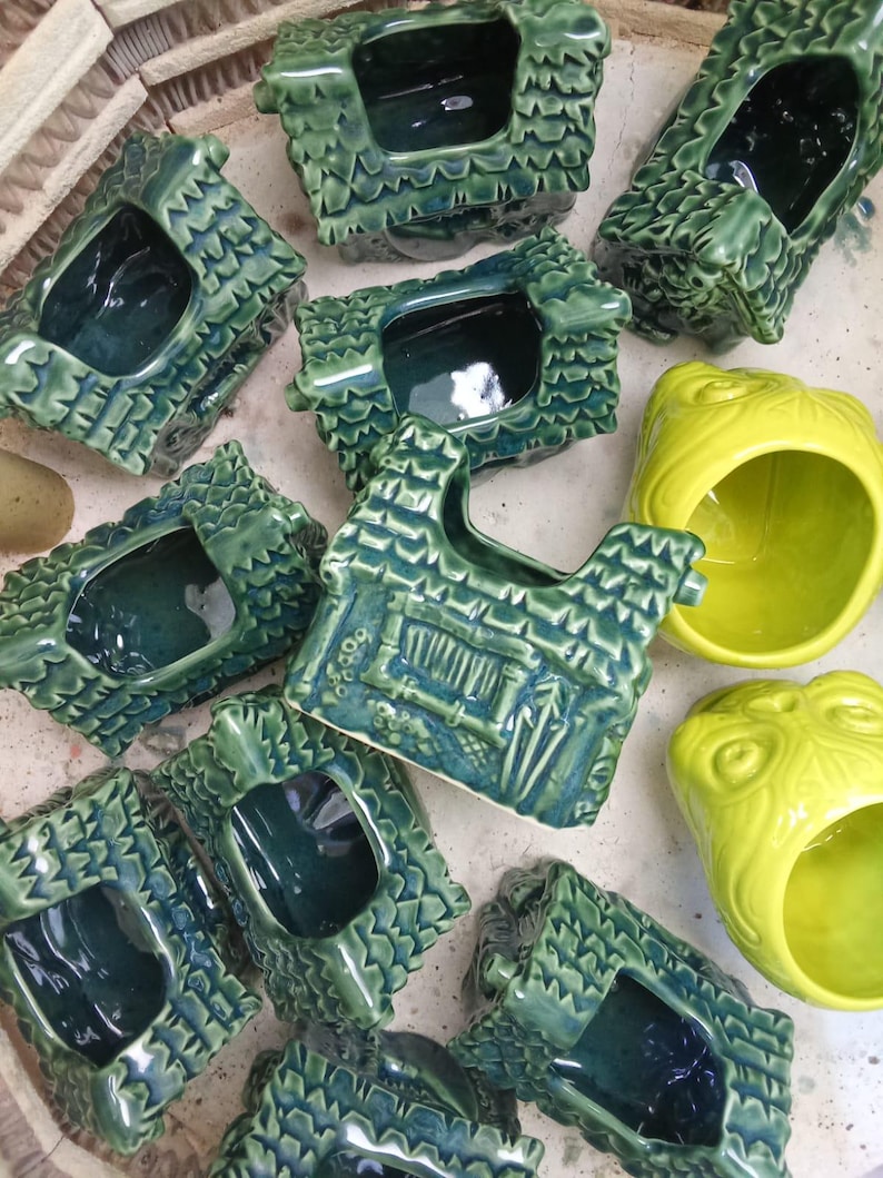 The Little Grass Shack Hut Tiki Mug – Handmade Ceramic Tropical Cocktail Mug image 17