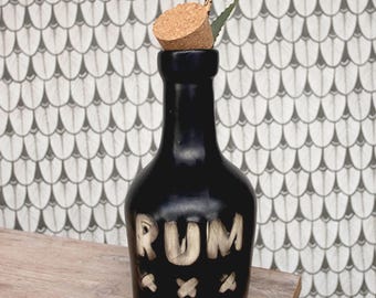 Rum Decanter Matt Black
