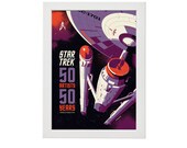50 Years of Star Trek Artwork Home Decor Poster