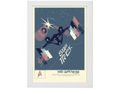 Star Trek Into Darkness Art USS Enterprise Vengeance Captain Spock Kirk Movie Film Space Minimal Minimalist Alternative Poster