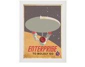 Star Trek Enterprise Artwork Movie Home Decor Poster