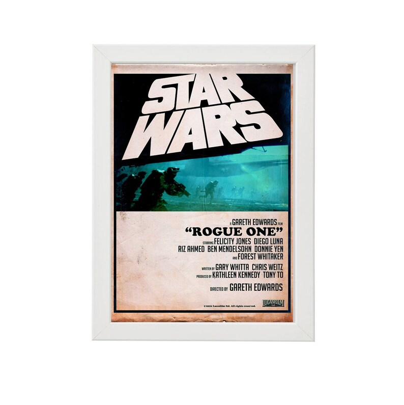 Rogue One Star Wars Story Rebel Empire Star X Wing Movie Film Alternative Poster Graphic Artwork Minimalist Minimal Retro Design