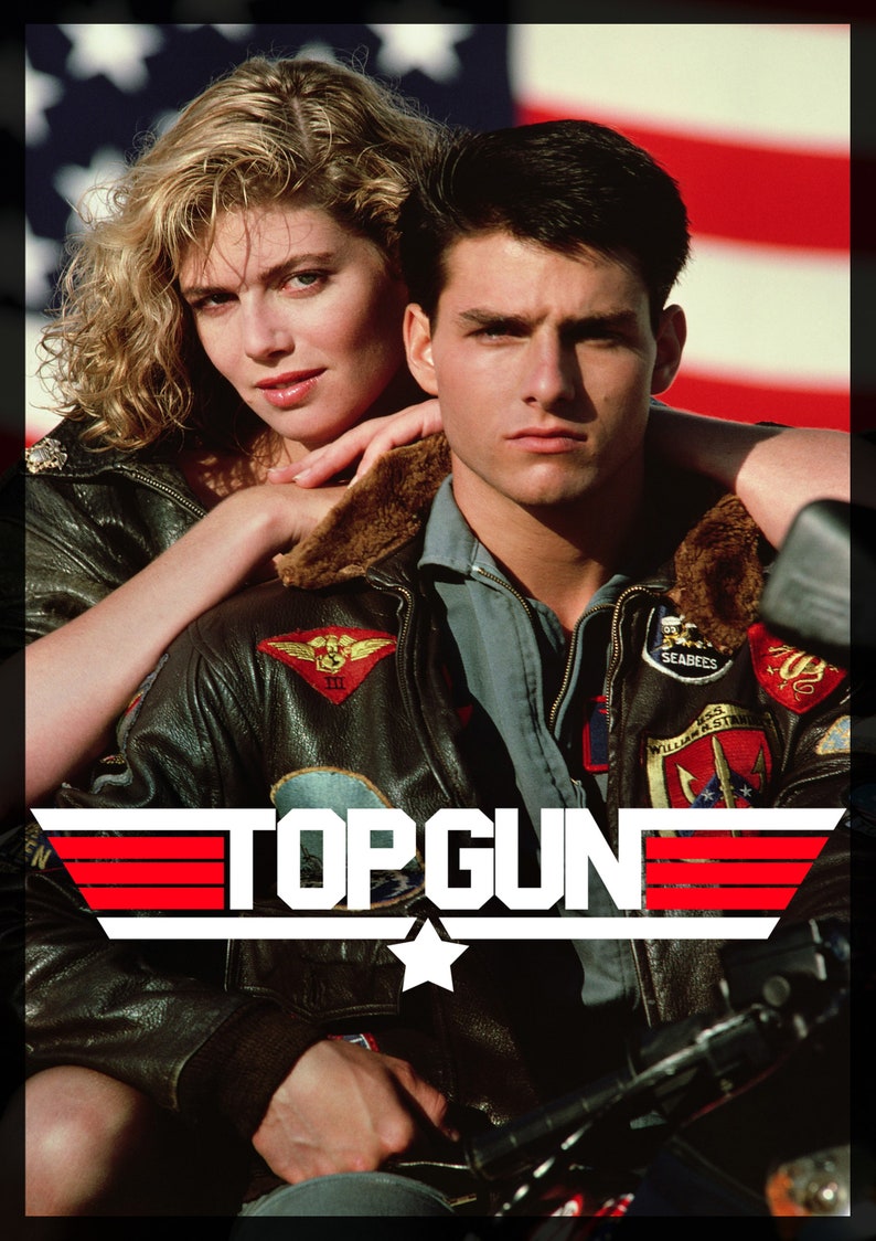Top Gun 1986 klassisches FilmCoverPoster Etsy