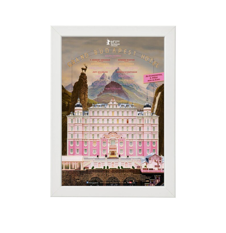 A4 A3 A2 A1 A0| The Grand Budapest Hotel Movie Poster Print T264