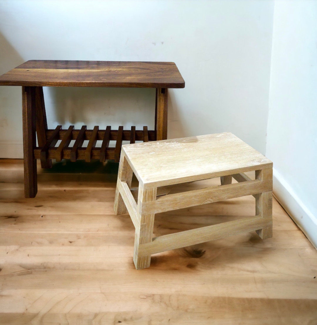 Wooden Step Stool, Mortise and Tenon, Solid Wood Furniture, Milking ...