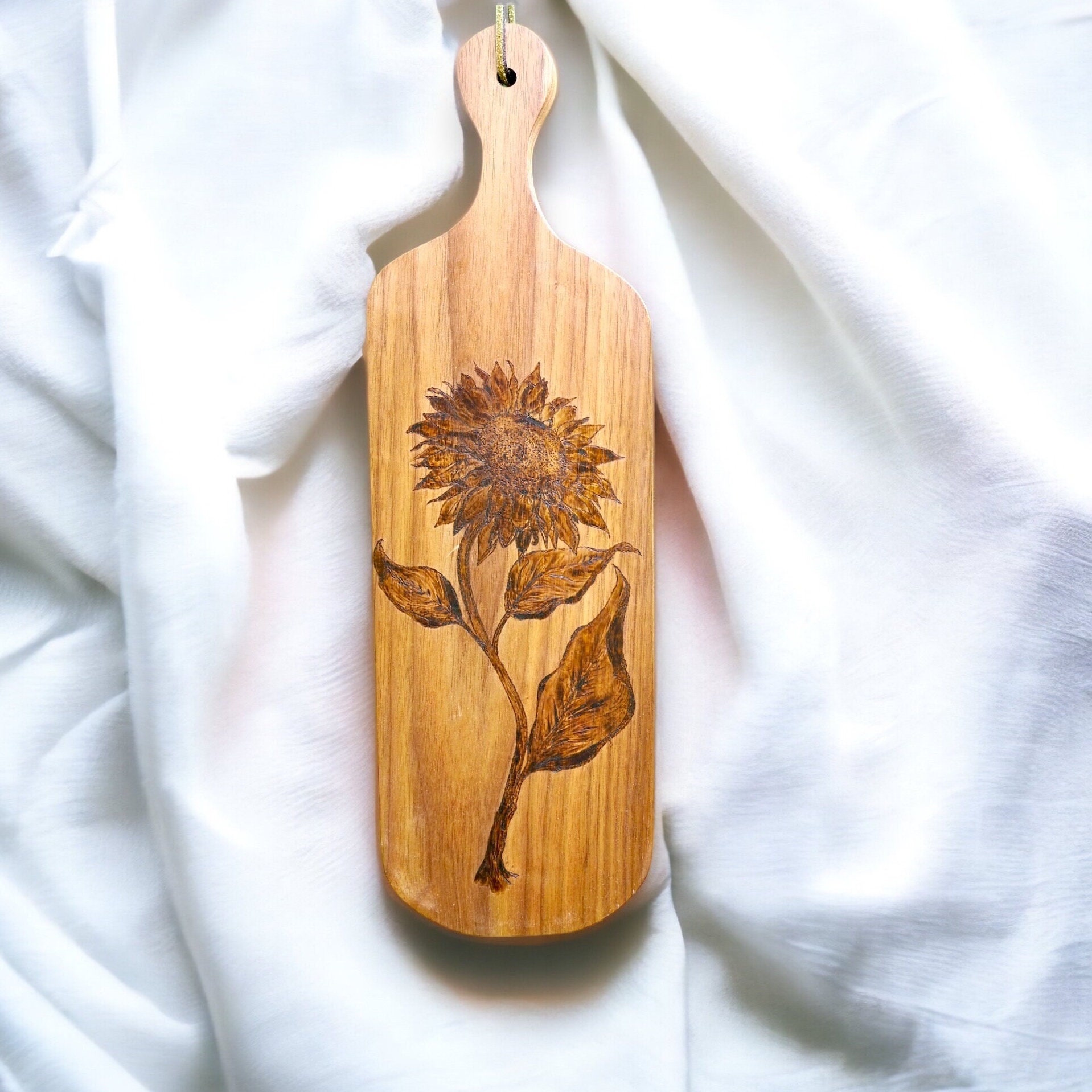 Floral Cutting Board Custom Charcuterie Board Botanical Wood - Etsy