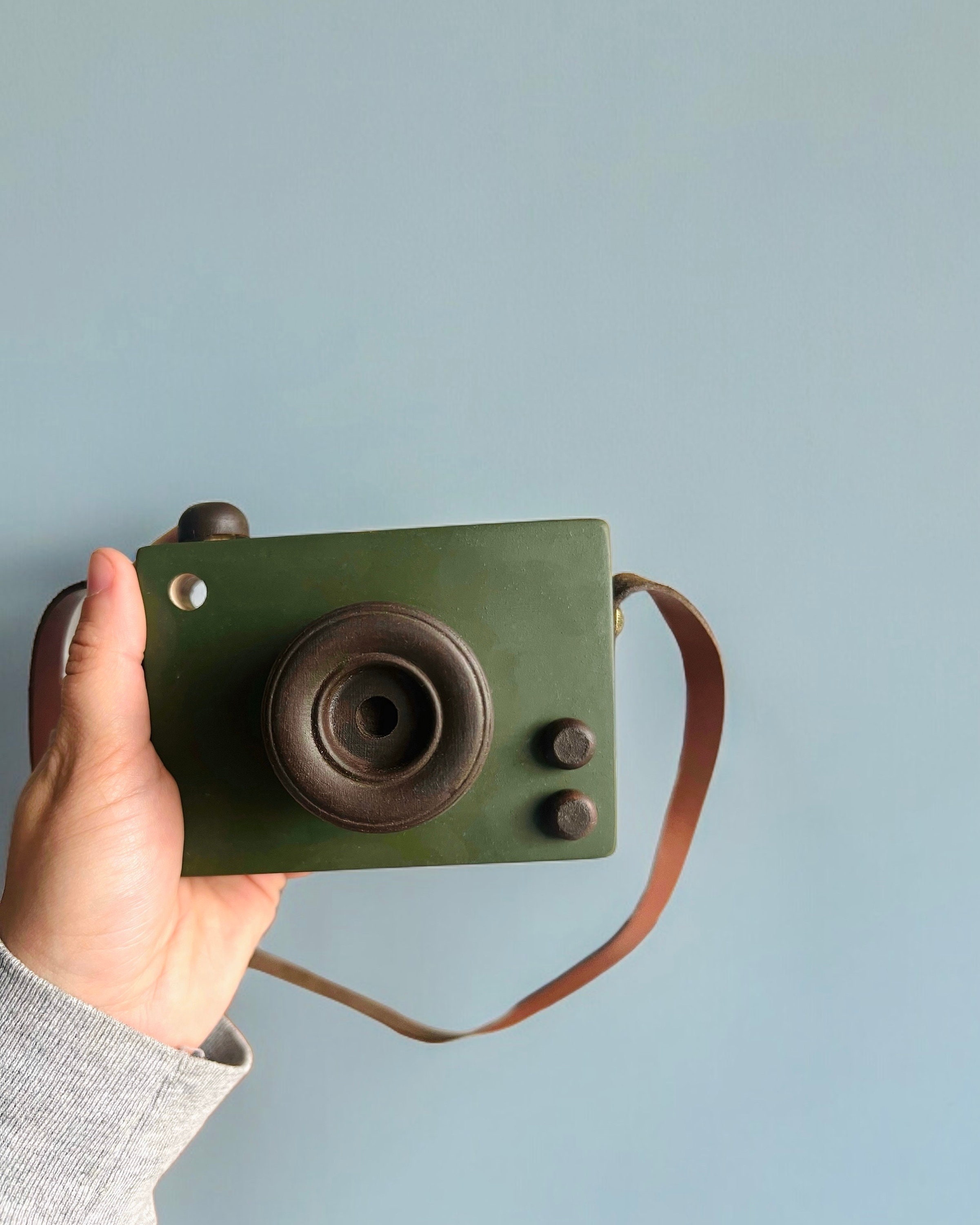 Toy Camera, Wooden Montessori Toys, Pretend Play, Photographer Gift, Newborn Photo Prop