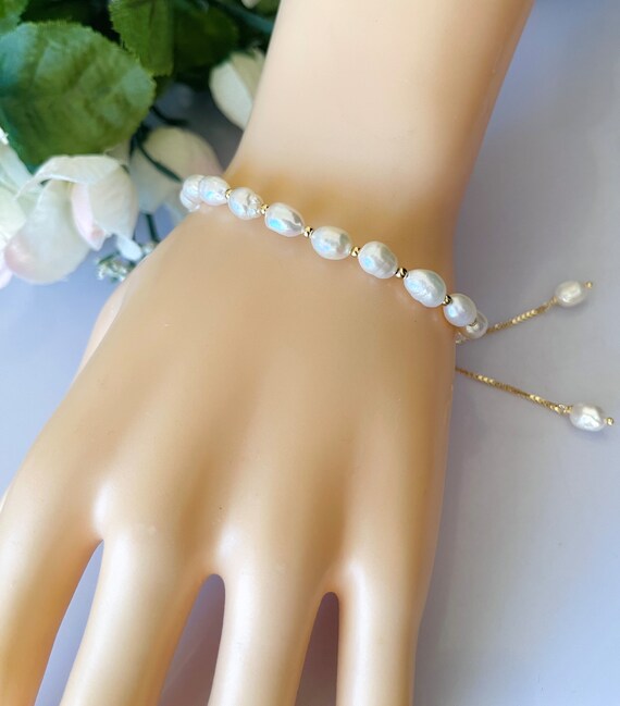 Etsy pearl shop bracelet