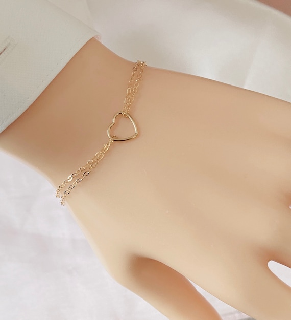 Cute on sale heart bracelet