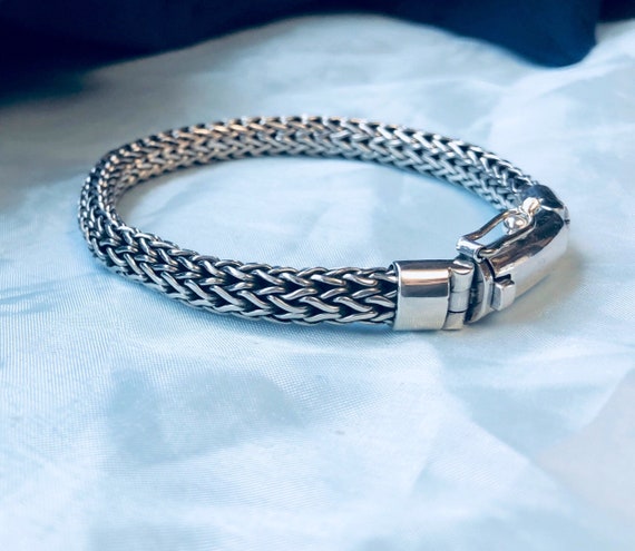 Mens Bracelet in Sterling Silver 925 / Gifts for Him/birthday 