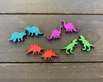 Dinosaur Earrings, Small Dinosaur Studs, Dino Earrings, Colorful Dinosaurs, Wood Studs, Small Dino Earrings, Dinosaur Stud Earrings