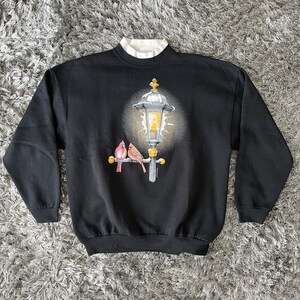 Vintage 1997 Cardinals Sitting on a Lamp Post Turtleneck Sweatshirt