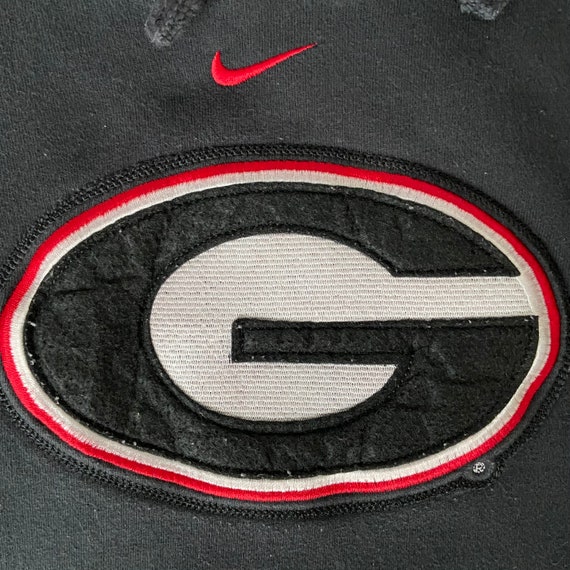 Vintage Nike Georgia Hooded Sweatshirt - image 3