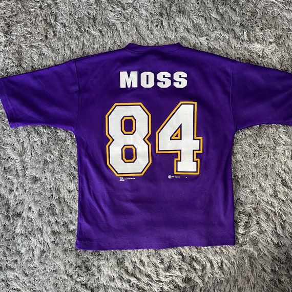 1998 Minnesota Vikings Randy Moss Jersey Style T-… - image 5
