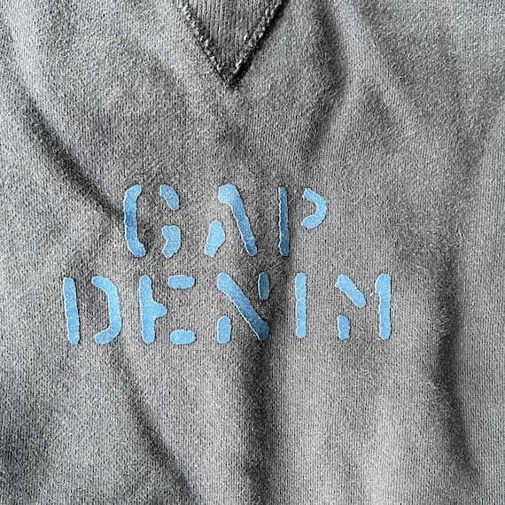 Vintage "Gap Denim" Crewneck Sweatshirt - image 4